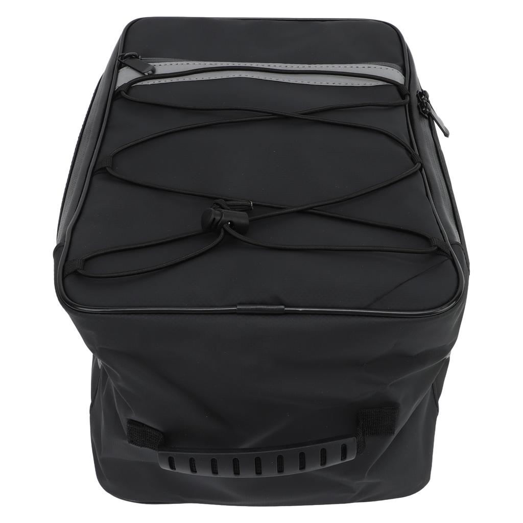 Сумка для заднего багажника велосипеда, водонепроницаемая, светоотражающая, большой емкости, с чехлом для дождя