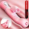 G-spot Vibrator Female Dildo Sex Toy Tongue Licking Toy USB Charging Female Masturbator Vagina Clitoral Massager 12 Speed