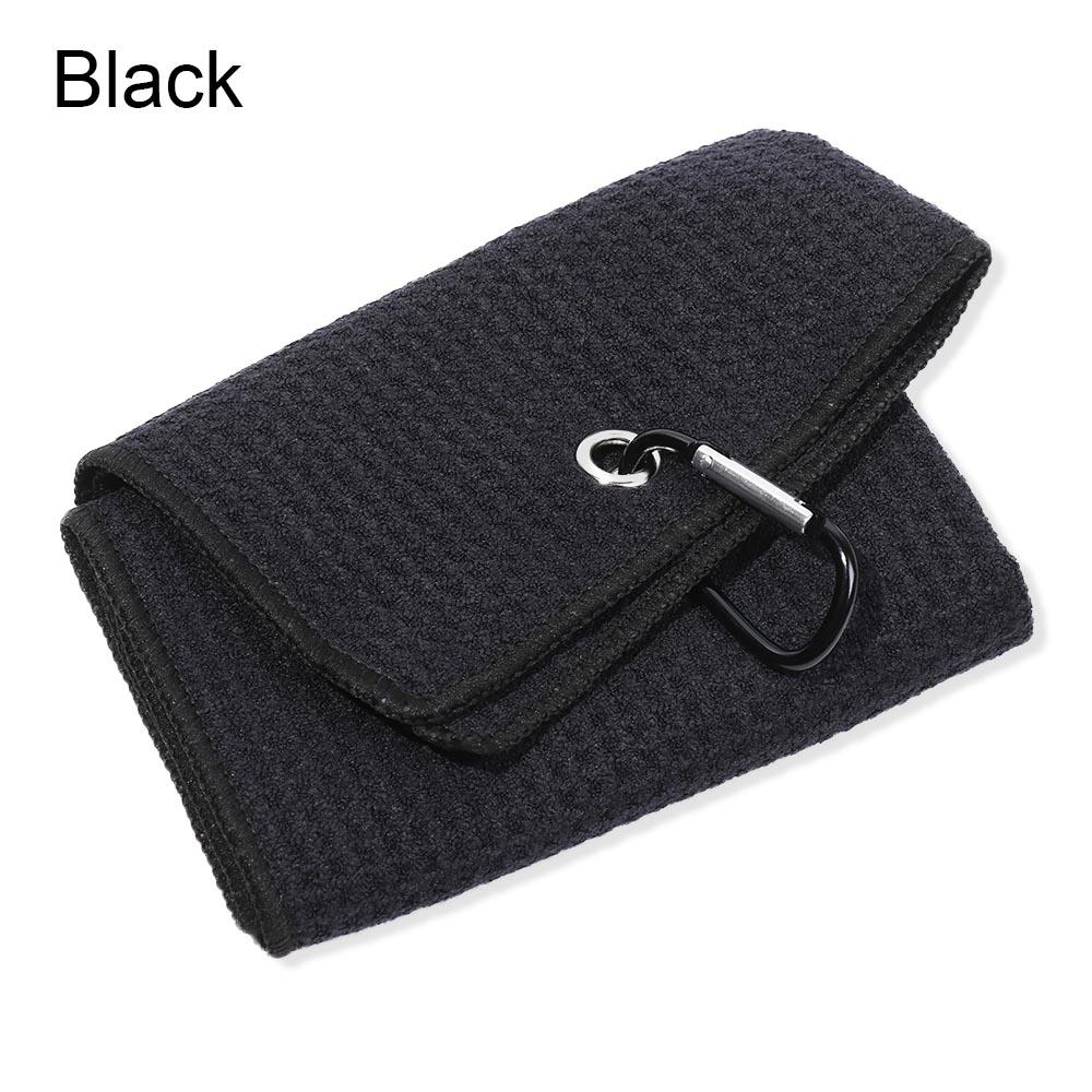 Cotton High Water Absorption Microfiber With Carabiner Hook Golf Towel Cleans Clubs Cleaning Towels