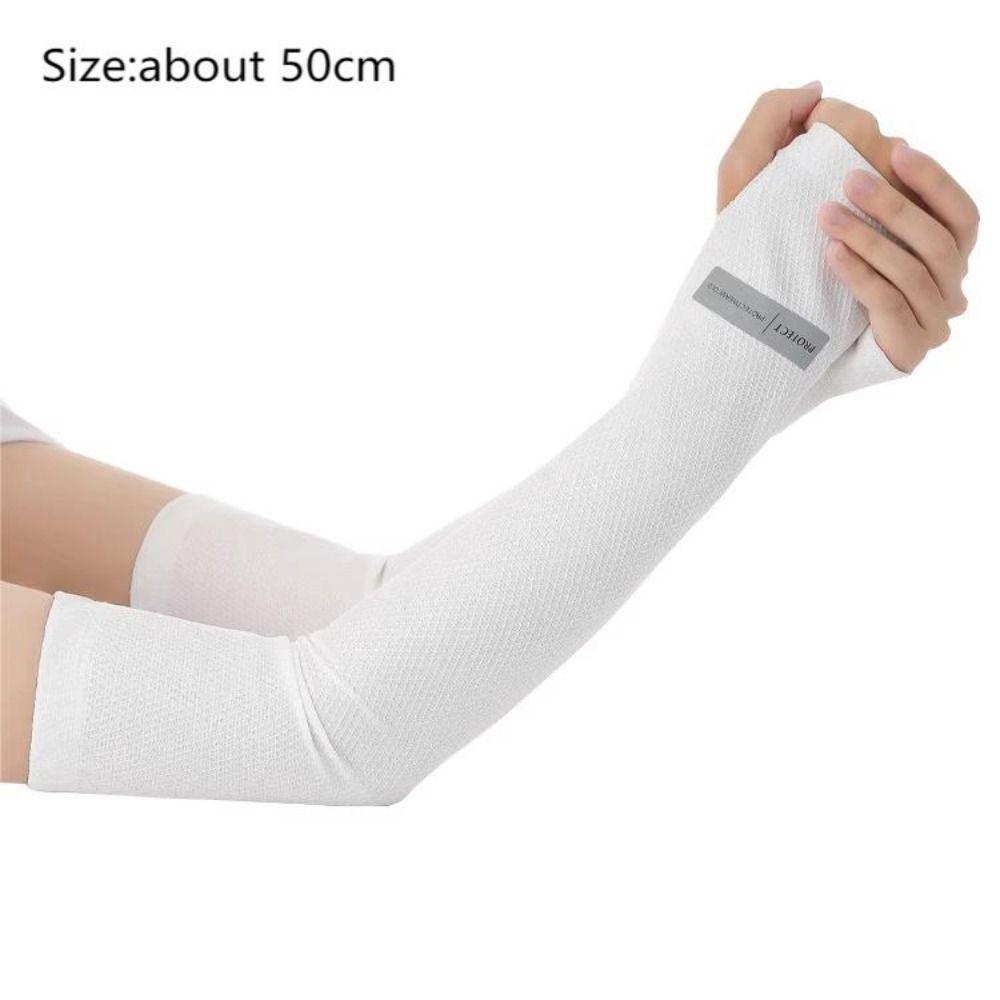 Breathable Arm Sleeves Ice Silk Hand Protector Cove New Long Arm Glove Summer