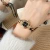New Leather Leopard Print Vintage Luxury Women'S Quartz Watch, High-End Women'S Wristwatch, Timepiece And Accessories.