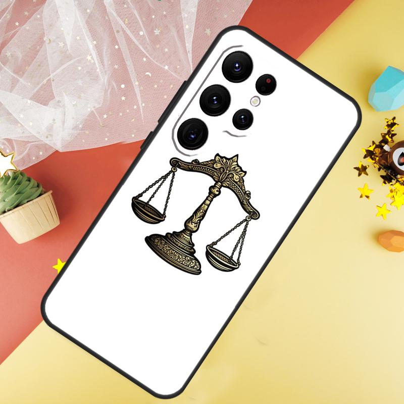 Чехол для телефона Закон Адвокат Судья Правосудие Для Samsung Galaxy S25 S26 Ultra S21 S20 S22 S23 Ultra S10 Plus S24 FE Чехол Coque
