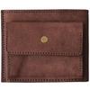 AURAMU Сделано в Японии, Кошелек бифолд из итальянской кожи, Натуральная кожа, Мужской и женский, Отделение для монет, MARGOT ROMAN Грецкий орех