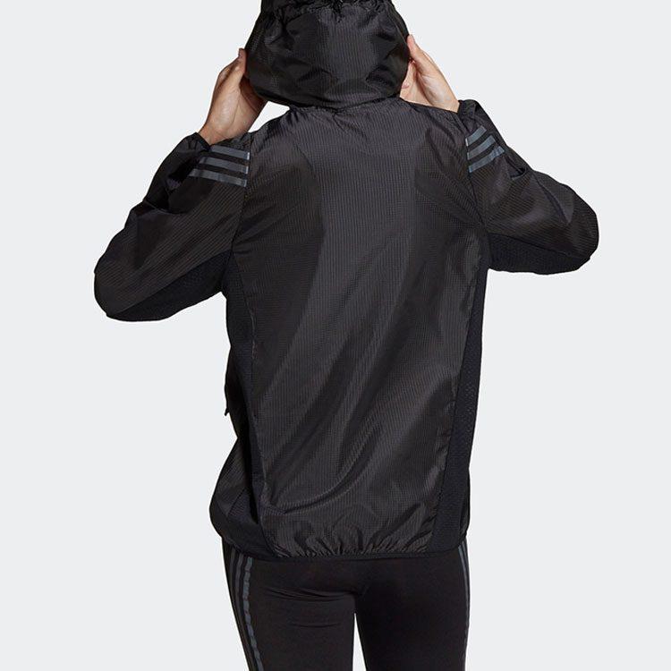 adidas Куртки Женские Черные С Капюшоном Умеренные Другие HC7976