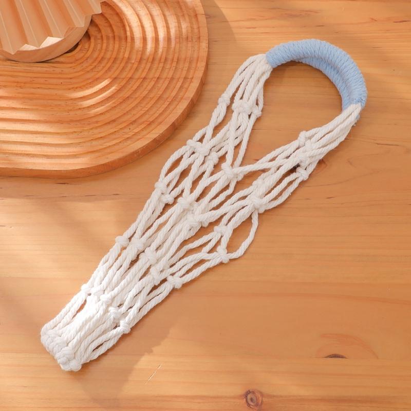 Hand-Woven Bottle Holder Cup Sleeve Handmade Drink Container Sleeve Suitable For Hiking Camping And School