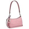 Coach Сумка через плечо Teri 20 с подвеской-сердцем, съемными длинным и коротким плечевыми ремнями, застежкой-молнией, переливающейся лакированной кожей, мини CCZ29-SVPK