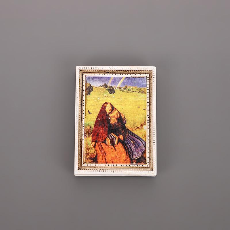 3D Полимерный Магнит на Холодильник: Знаменитая картина Ретро наклейка с персонажем