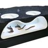 Многофункциональный аквариумный подземный туннель-пещера под гравием туннель изгиб два отверстия декор для аквариума украшение для аквариума