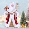 Santa Claus Figurine Ornament Decorative Party Holiday Table Decor Tabletop Xmas Gift Adornment Doll