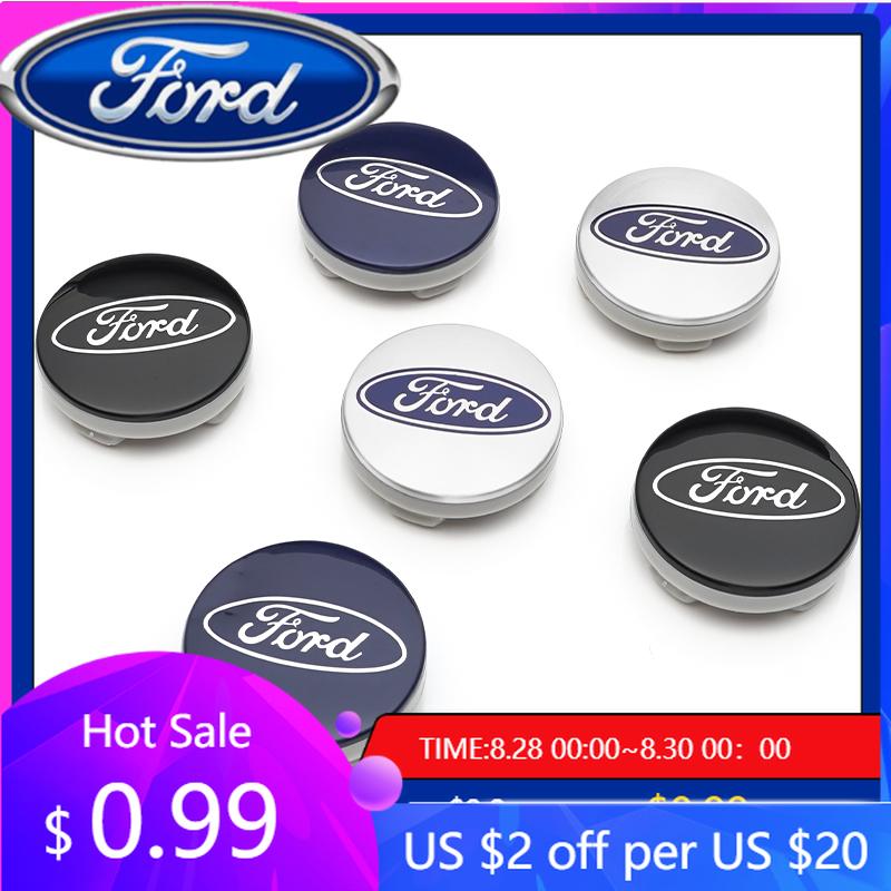 Новая наклейка на автомобиль 2026 г. 4 шт. Колпачок ступицы колеса Ford Значок Шильдик Наклейка Автоаксессуары Для Ford Focus Fiesta C-Max ST Mo