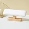 T Shaped Bracelet Display Rack Wooden Base PU Leather Velvet 1PC Anti-Scratch for Bangle Watch Jewelry Shop Home Organization