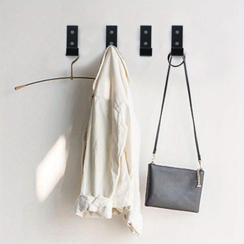 4pcs Folding Coat Hanger Foldable Hook Foldable Wall Mount Folding Hook Rack Aluminum Alloy Clothes Hooks Modern Towel Hook