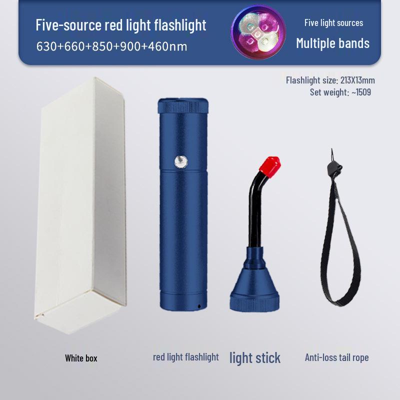Red Light LED Infrared Flashlight for Nose, Ear, and Oral Soothing
