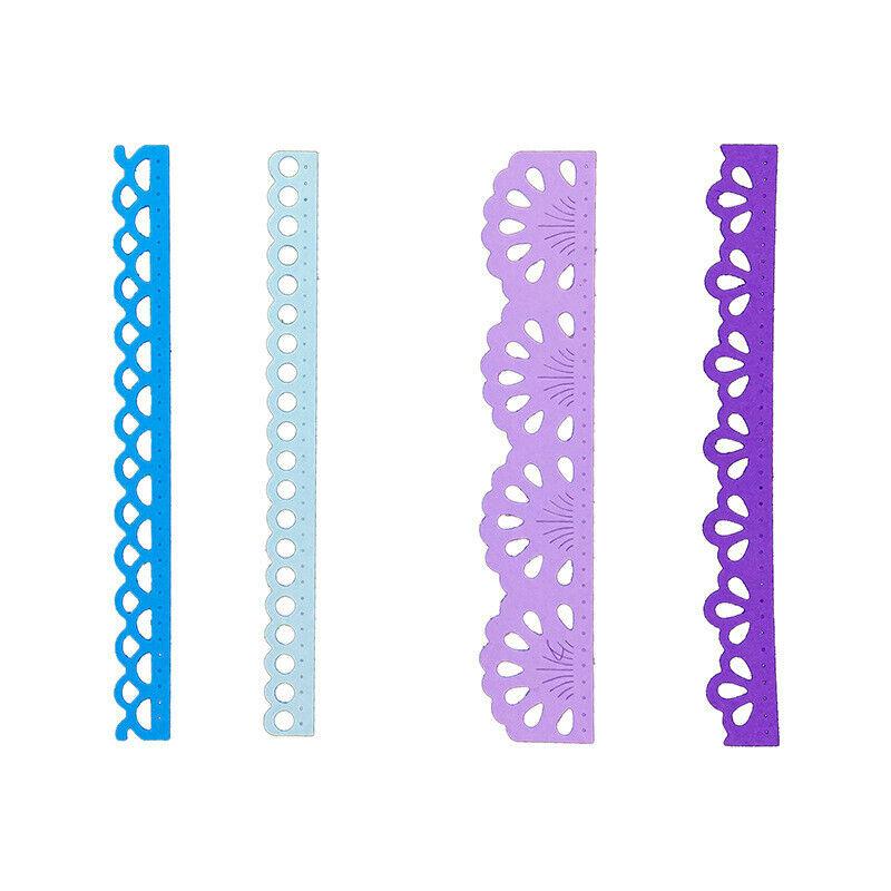Flower Lace Cutting Dies Metal Stencil DIY Scrapbooking Album Paper Card Embossing Craft Decor Art Die Cut Edge Border