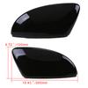 Боковое зеркало заднего вида автомобиля, глянцевые черные крышки заднего вида для VW Passat Beetle Jetta CC EOS Scirocco 2009-2018, экстерьер