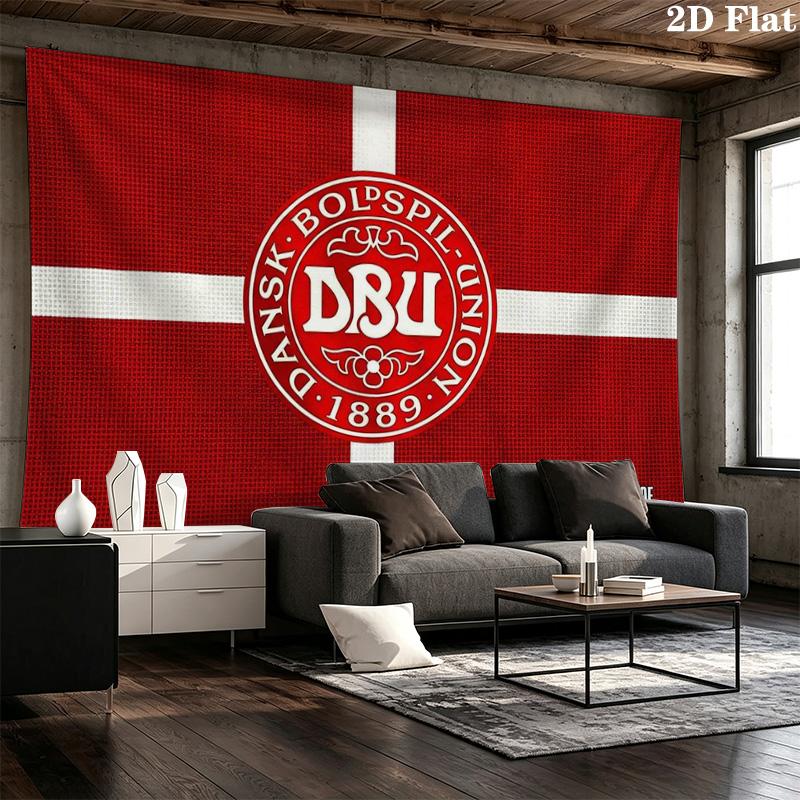 Denmark Wall Tapestry Aesthetic Wall Hanging Printed Fabric Blanket Decorative Tapestries for Bedroom Living Room Home Decor
