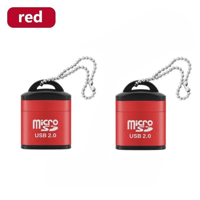 1/2 шт USB Micro SD/TF кард-ридер USB 2.0 мини мобильный телефон кард-ридер высокоскоростной USB-адаптер для ноутбуков аксессуары