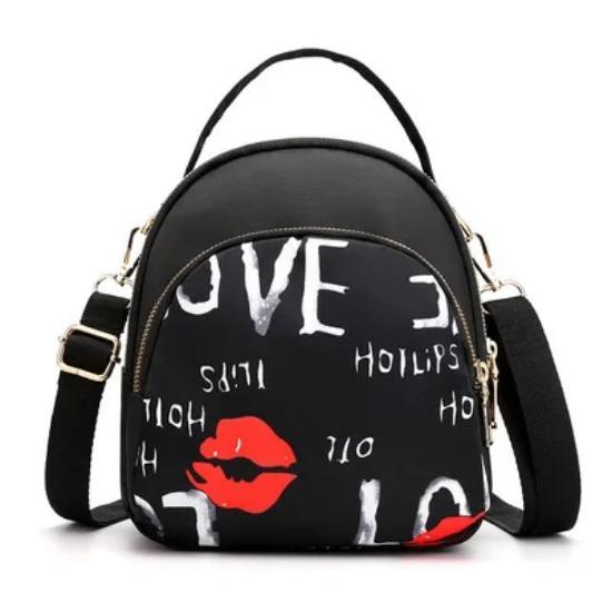 Three-purpose Ladies Shoulder Multi-Purpose Mini Small Backpack Oxford Cloth Messenger Bag