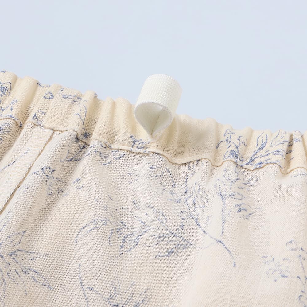 Gunze Long Sleeve Pajamas with Elastic Sleeve and Leg Gray Women's Holes, Moisture-Wicking, Quick-Drying, Eco-Friendly, Twin-Leg Pattern,