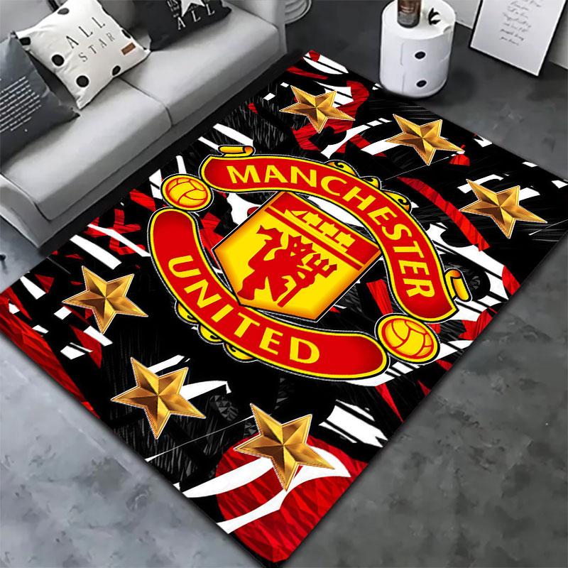 Ковер Manchester United F для гостиной, спальни, дома, украшение для дивана, нескользящий коврик для детских игр