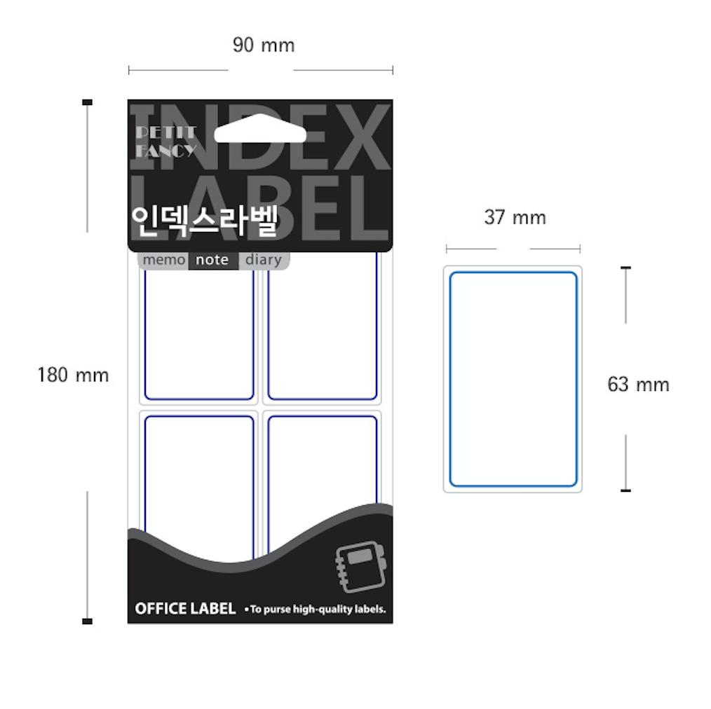 Petit Fancy Наклейки для этикеток (по 10 шт. каждая) Указательная этикетка / Этикетка категории / Офисная этикетка / Наклейки для тегов / Инструменты для маркировки / Метка для указателя — 48 вариантов