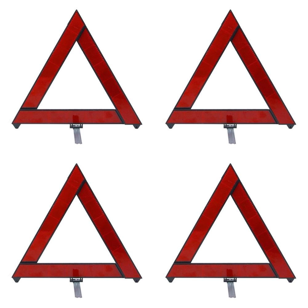 5-1X Car Reflective Tripod Foldable Emergency Breakdown Safety Warning Triangle Night Road Safety Warning Tripod Car Accessories