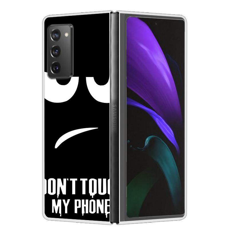 Крутой чехол для Samsung Z Fold 6 5 4 3 Чехол Жесткая прозрачная пластиковая крышка для Samsung Galaxy Z Fold 2 5 6 Чехол для телефона Funda ZFold2 Coque