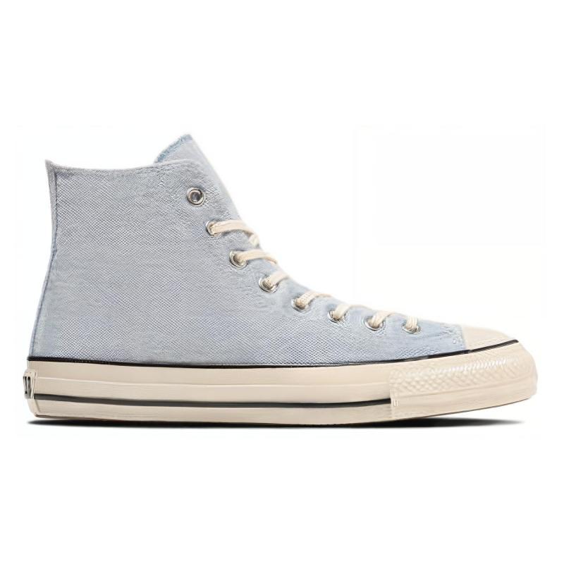 Converse All Star US AGEDDENIM HI Удобные и Универсальные Износостойкие Амортизирующие Эспадрильи Хайтопы Унисекс Синие и Белые