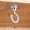 3697 Потолочный вращающийся крюк Потолочный ящик Специальный неперфорированный и не оставляющий следов Крюк для подвешивания на стену, потолок