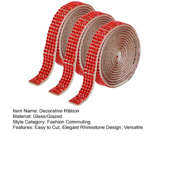 3 рулона ленты со стразами, самоклеящиеся искусственные хрустальные полоски, элегантная декоративная отделка, рулон для поделок своими руками, одежды, обуви, сверкающая декоративная лента