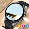 LIGE New Men Smart Watch LED Flashlight BT Call Waterproof Heart Rate Sleep Health Monitoring Fitness Watch