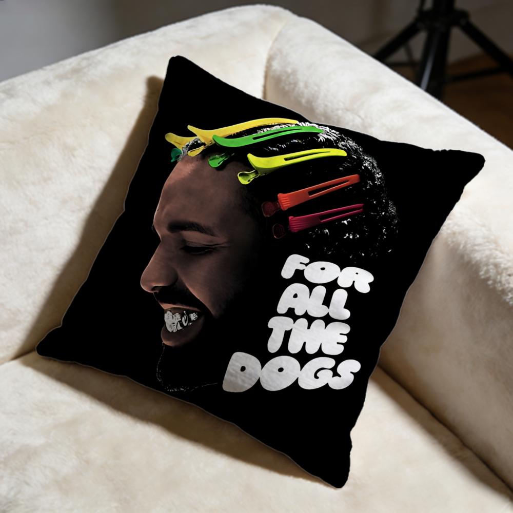 Stylish Ddrakeing Cushion Cover Soft Decorative Pillow Case Suitable for Bedroom Sofa Car Travel Use