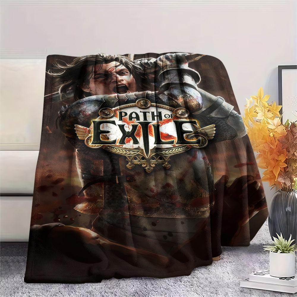 Плед Path of Exile 2, Высокое качество, Удобный для всех сезонов, Декор для дома, Тепло и Уют