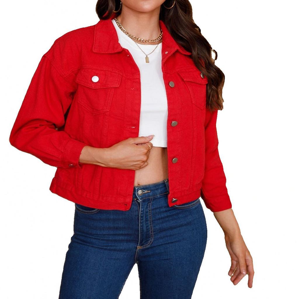 Модная женская повседневная куртка свободного кроя