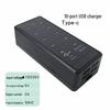 10-портовый USB-зарядный концентратор с Type-C и выходом 5V2A для мобильных устройств