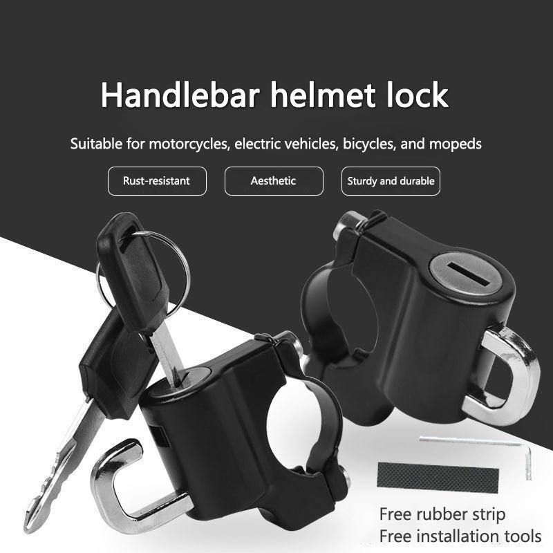 Motorcycle Helmet Lock Anti-theft Security Metal Lock For Honda CBR 125R 954 600 650F 650R 1100XX 1000F CBR 600RR 1000RR VF7