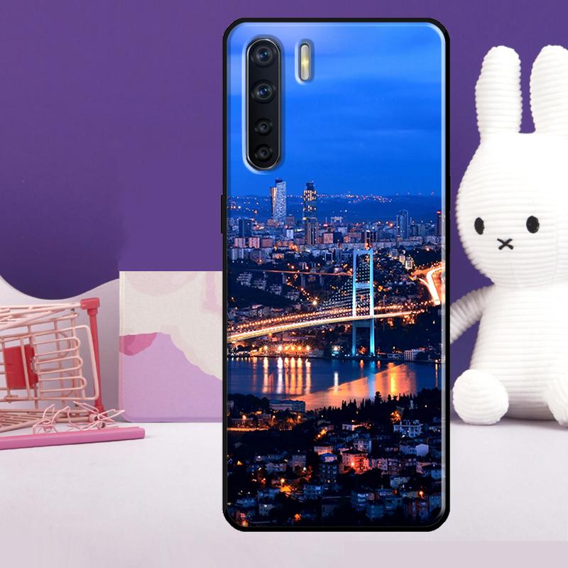 Турция Стамбул Пейзаж Здание Чехол Для Oppo A5 Pro A15 A17 A57 A77 A18 A38 A58 A78 A98 A94 A74 A54 A40 A60 A80 A16 A76 A96
