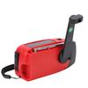 Emergency Radio AM FM WB 2000mAh Solar Hand Crank Portable Weather Radio with LED Flashlight