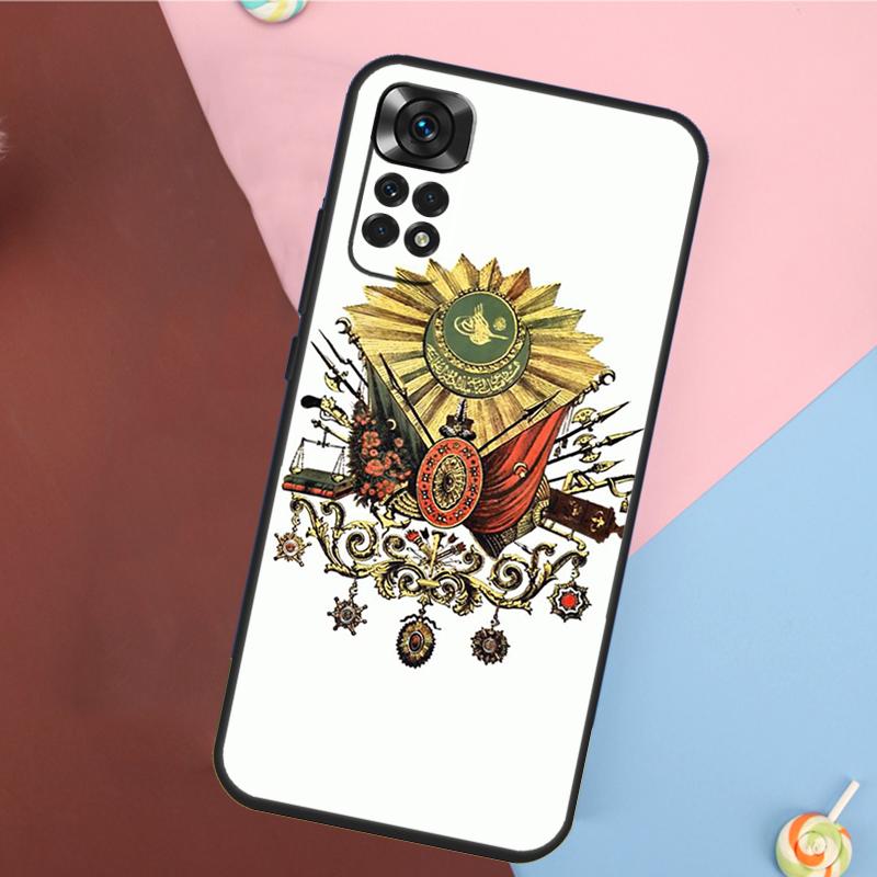 Чехол-обложка с гербом Османской империи для Xiaomi Redmi Note 13 Pro 14 12 11 9 10 9S 10S 11S 12S Redmi 14C 10C 12C 13C