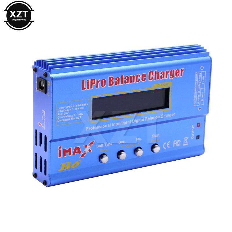 IMAX B6 80 Вт Зарядное устройство для аккумуляторов Lipo NiMh Li-ion Ni-Cd Цифровое Lipro Балансировочное зарядное устройство Разрядник + Сетевой адаптер 12 В 5 А для RC-машинки