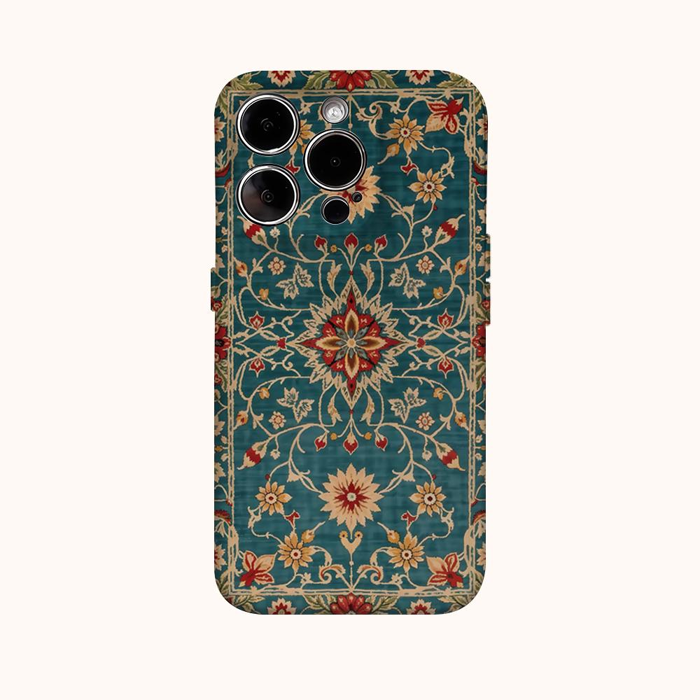 Ретро Чехол в турецко-персидском стиле для IPhone 16 15 14 13 12 11 X XS XR XSMAX 7 8 Pro Max Plus Двухслойная Задняя крышка