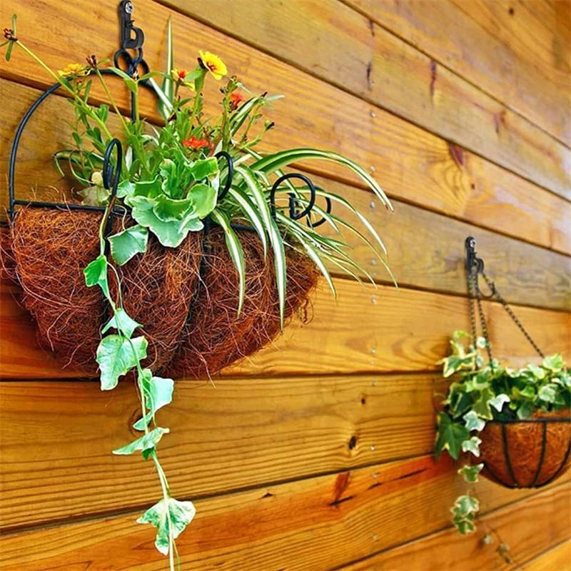 12 Pack Screw Hooks with Anchor Plugs Q-Hanger Hooks for Hanging Christmas String Lights Wind Chimes