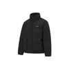 Li Ning CF Suo Stand Collar Short Down Jacket Solid Color Unisex Jacket Black AYMT281-1
