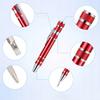 Pocket-Sized Precision Screwdriver With 8 Bits In The Shape Of An Aluminum Pen