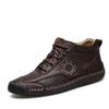 Высокие мужские кожаные повседневные кроссовки Модные кроссовки Zapatillas Hombre Весна Осень Мужская уличная обувь Ботинки Большой размер 48 9959