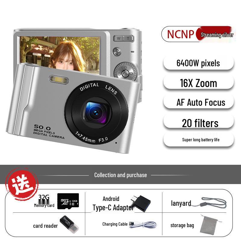 NCNPccd HD Micro Digital Camera for Students and Travelers