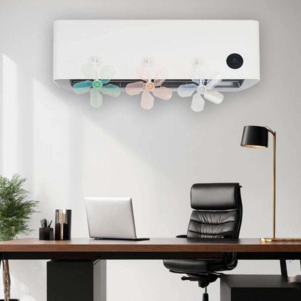 3Pcs Plastic Conditioning Guide Fan Adjustable Air Conditioner Vent Cover  Study Room