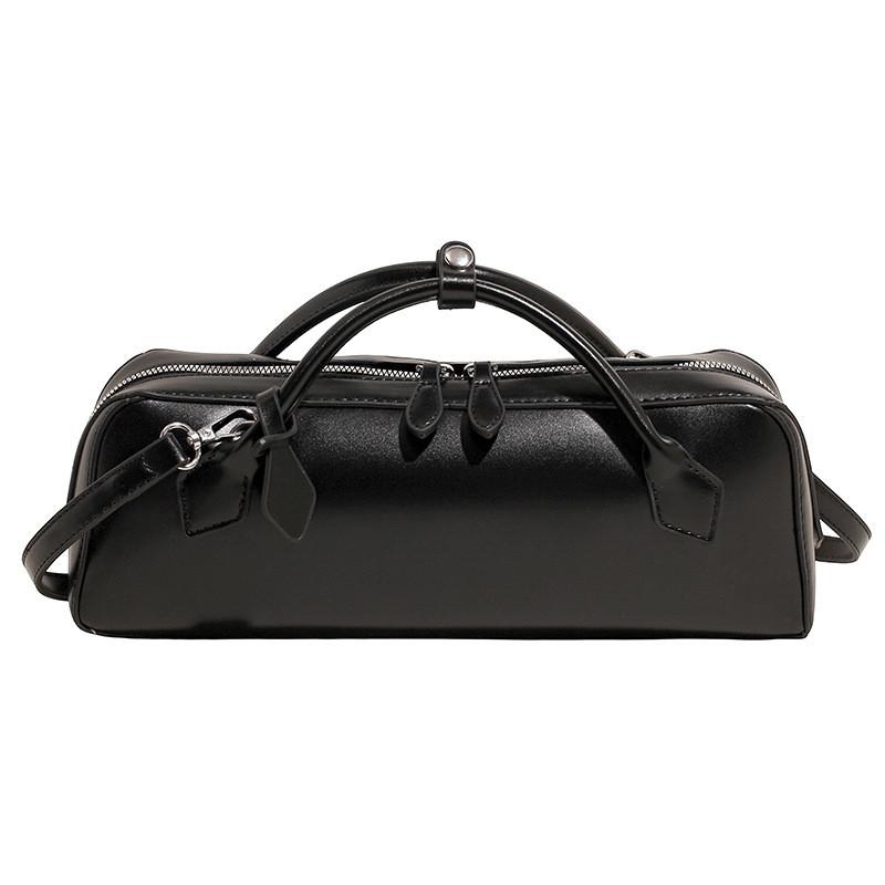 Сумка кроссбоди в форме сосиски, однотонная, женская, модная