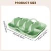 Silicone Taco Holder Platter Fit Dishwasher with Dividers Handles Tray Rack Dish for