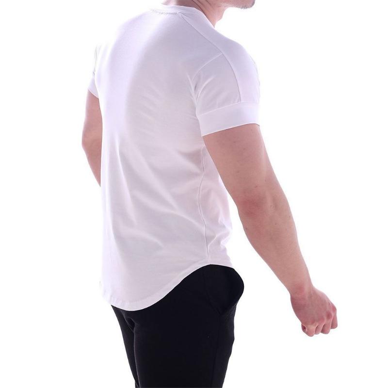 Crew Neck Slim Breathable Running Speed Dry Sports Short Sleeve Men's Fitness T-shirt Muscle Line Top